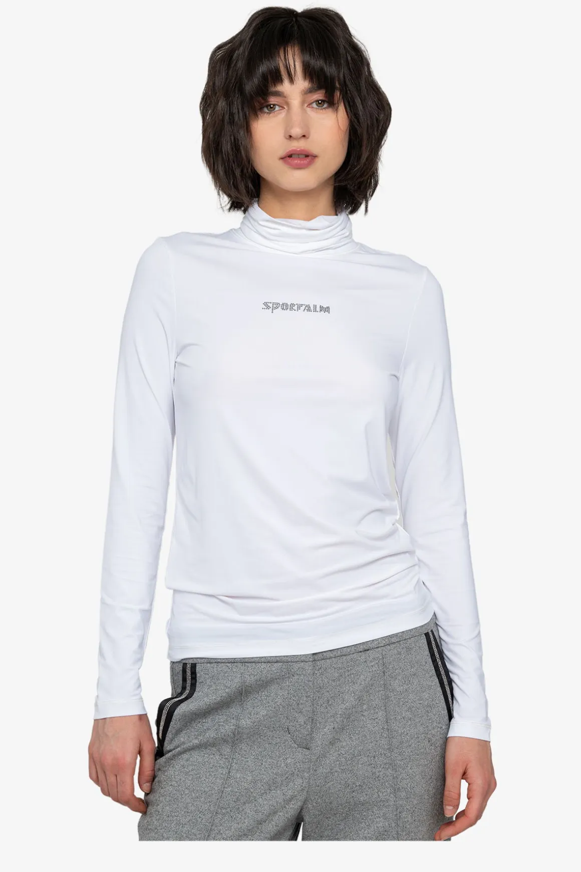 Shirts / Tops*SPORTALM Rollkragenpullover WEISS