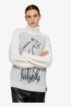 Strick*SPORTALM Rollkragen-Pullover EucalyptusMist