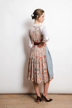 Dirndl*SPORTALM Samtdirndl mit Schürze SnowWhite