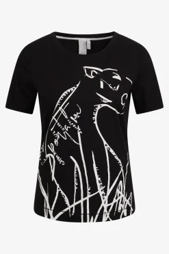 Shirts / Tops*SPORTALM Shirt mit ¾-Arm und Rundhalsausschnitt Black