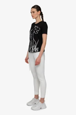 Shirts / Tops*SPORTALM Shirt mit ¾-Arm und Rundhalsausschnitt Black