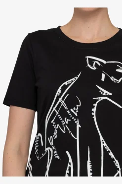 Shirts / Tops*SPORTALM Shirt mit ¾-Arm und Rundhalsausschnitt Black