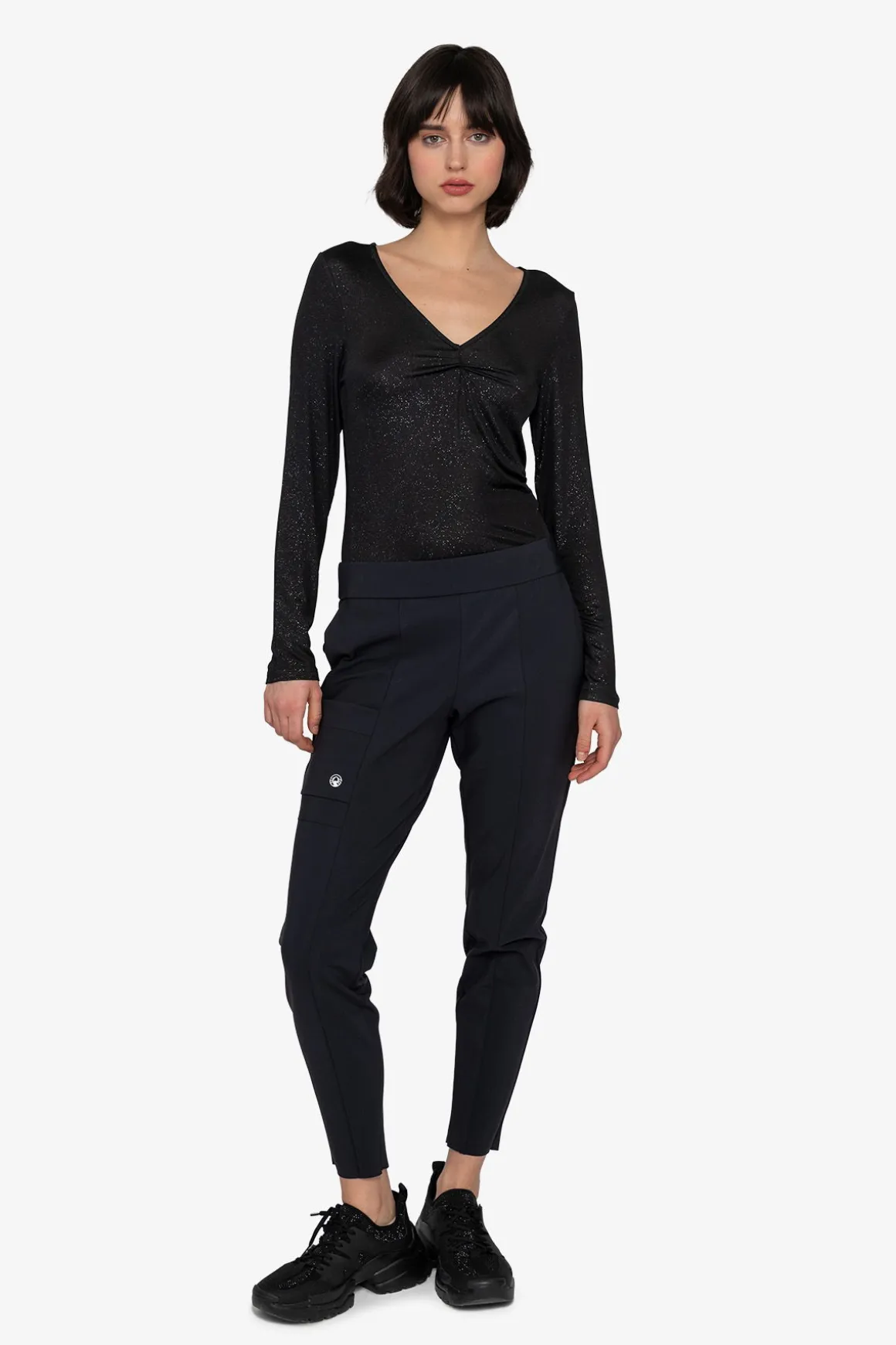 Shirts / Tops*SPORTALM Shirt mit Drapierung Black