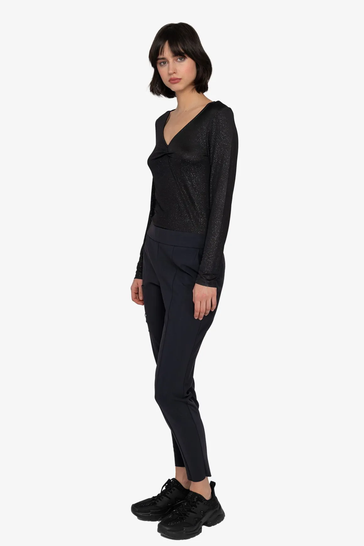 Shirts / Tops*SPORTALM Shirt mit Drapierung Black