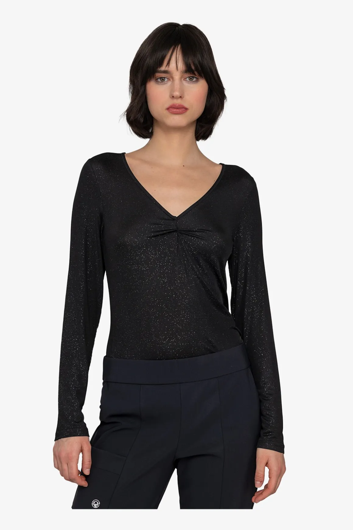 Shirts / Tops*SPORTALM Shirt mit Drapierung Black