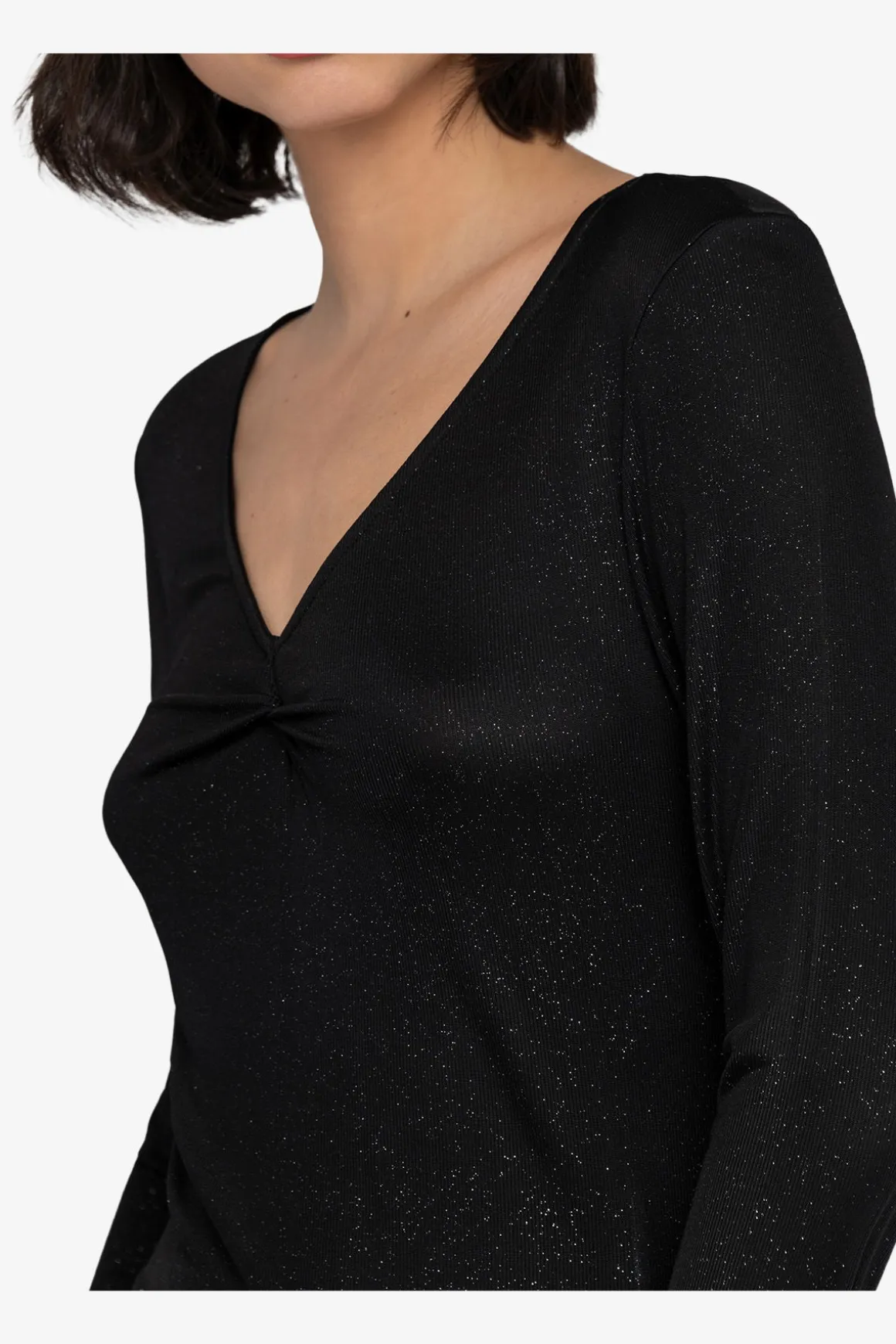 Shirts / Tops*SPORTALM Shirt mit Drapierung Black