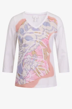 Shirts / Tops*SPORTALM Shirt mit rundem V-Ausschnitt MauveChalk