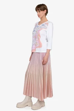 Shirts / Tops*SPORTALM Shirt mit rundem V-Ausschnitt MauveChalk