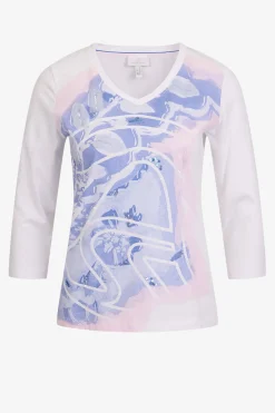 Shirts / Tops*SPORTALM Shirt mit rundem V-Ausschnitt SoftSky