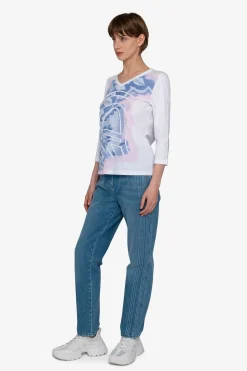 Shirts / Tops*SPORTALM Shirt mit rundem V-Ausschnitt SoftSky