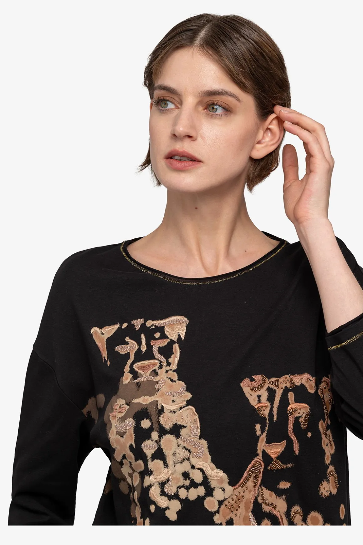 Shirts / Tops|Sweatshirts*SPORTALM Shirt mit Rundhalsausschnitt Black
