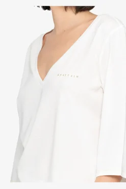 Shirts / Tops*SPORTALM Shirt mit V-Ausschnitt EucalyptusMist