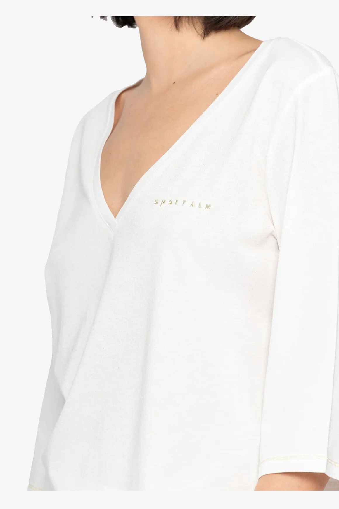 Shirts / Tops*SPORTALM Shirt mit V-Ausschnitt EucalyptusMist