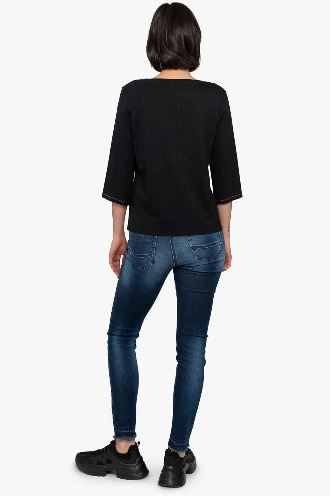 Shirts / Tops*SPORTALM Shirt mit V-Ausschnitt Black