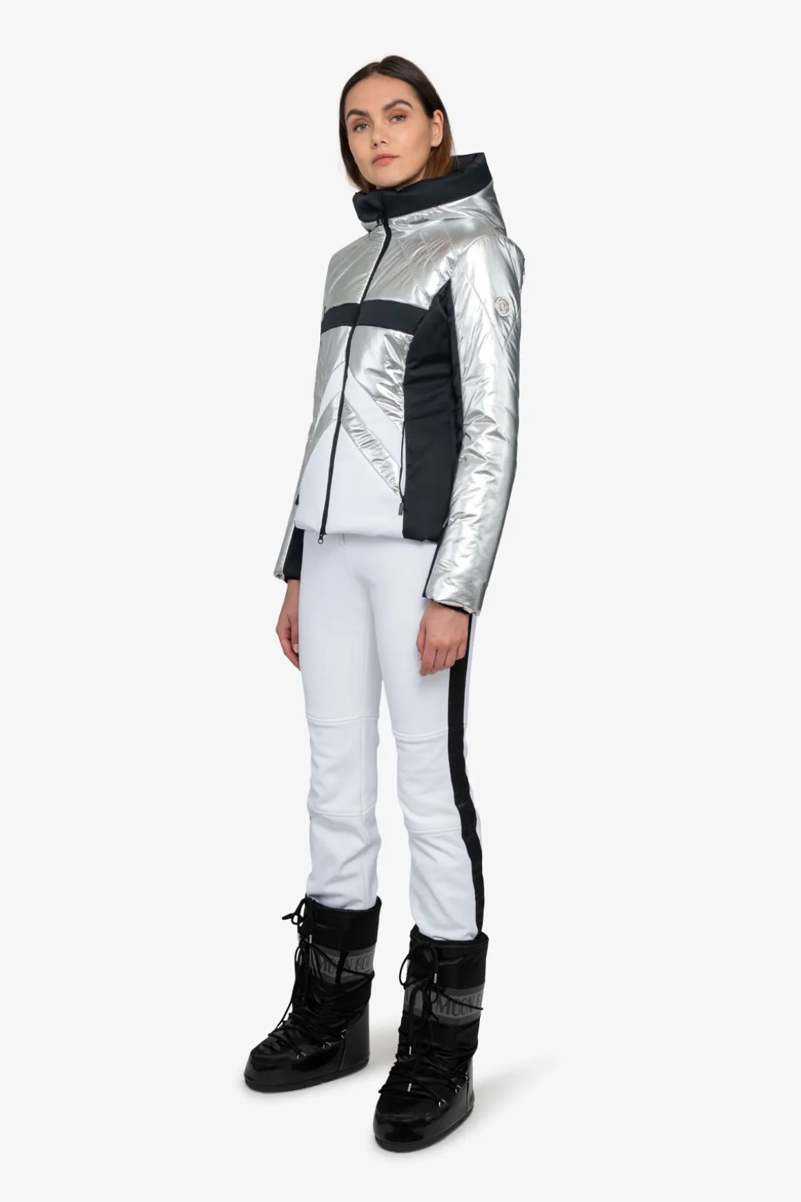 Jacken*SPORTALM Skijacke mit Kapuze Silber