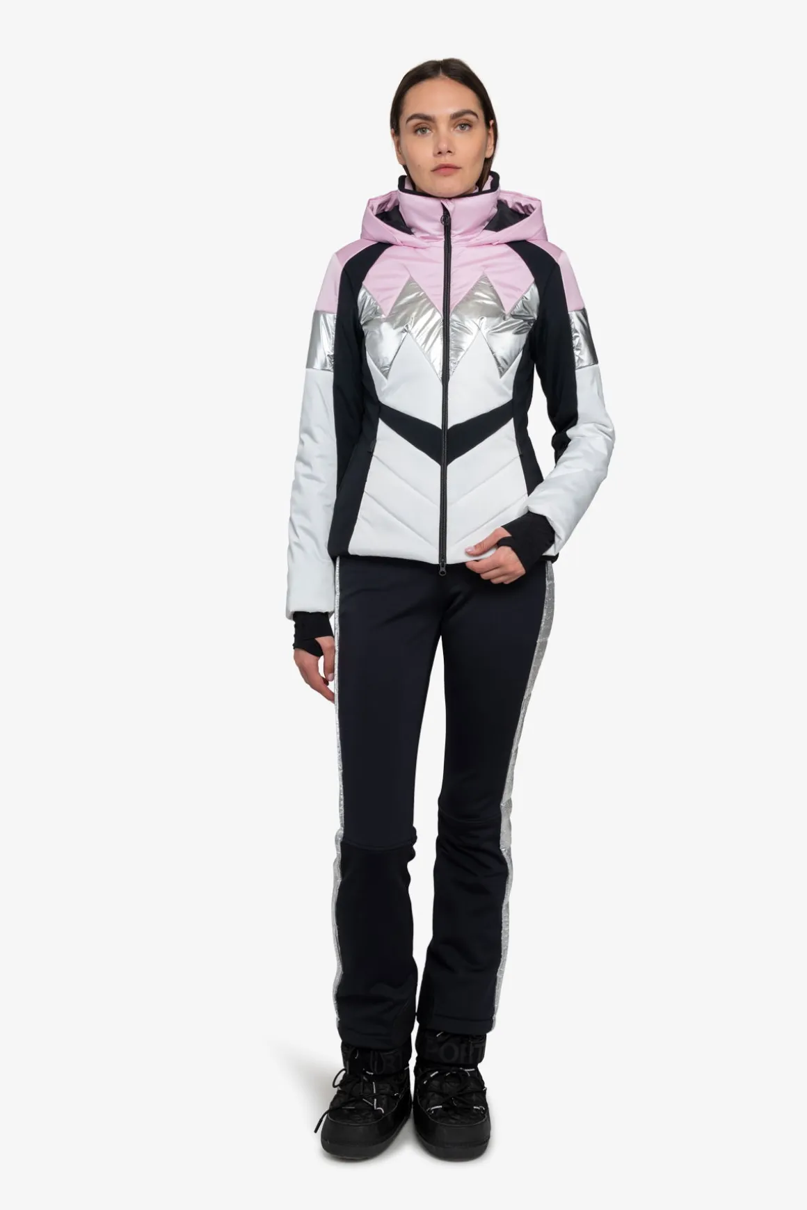 Jacken*SPORTALM Skijacke mit Kapuze ChalkPink