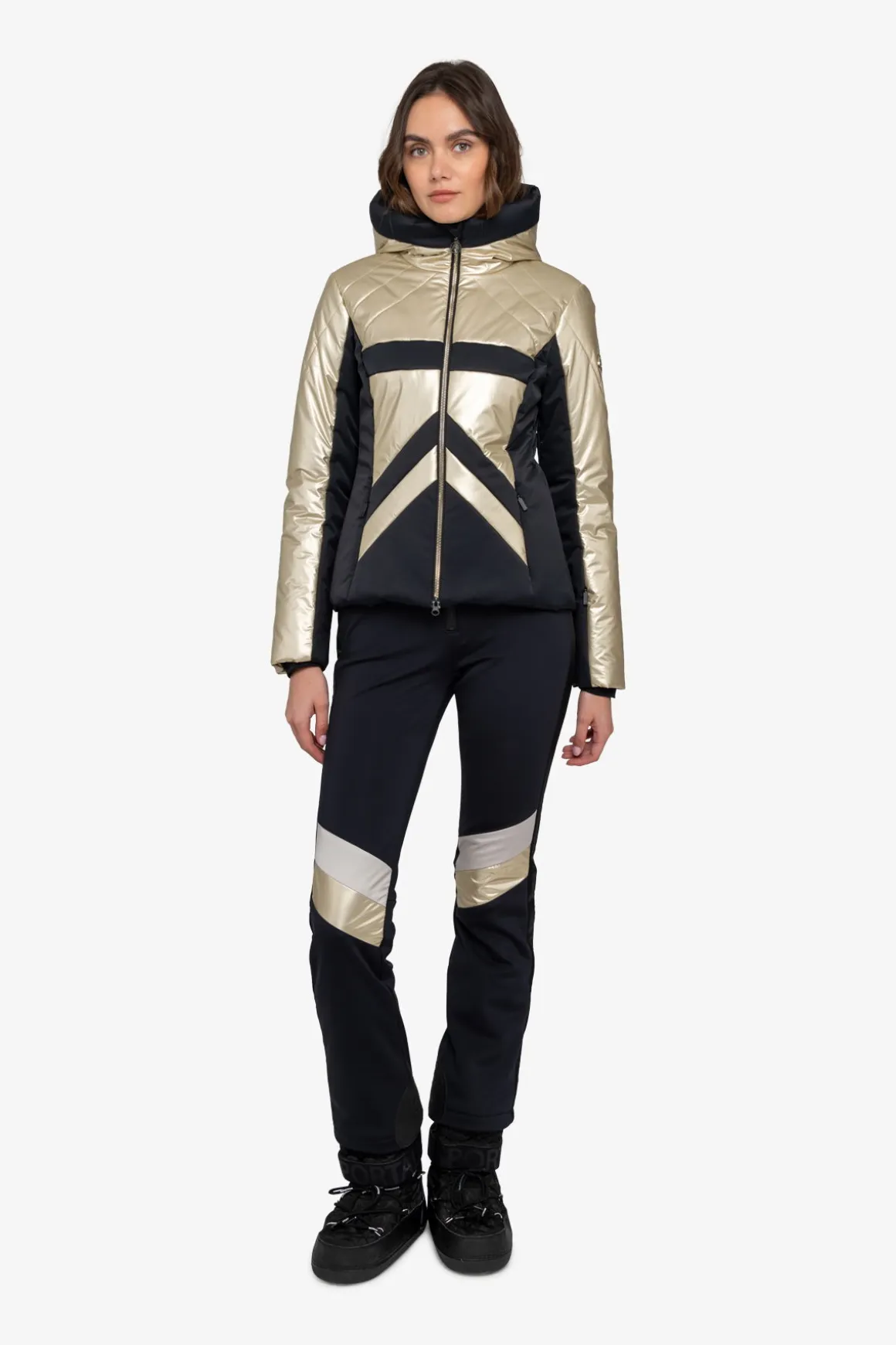 Jacken*SPORTALM Skijacke mit Kapuze Gold