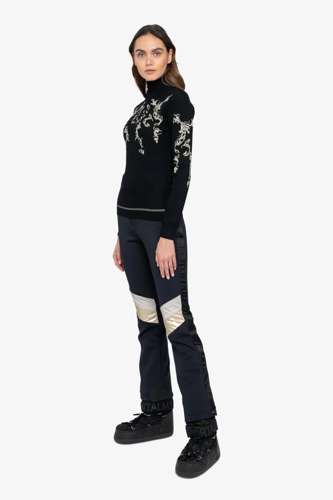 First Layer / Mid Layer*SPORTALM Stehkragenpullover Black