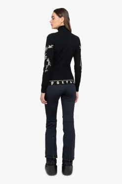 First Layer / Mid Layer*SPORTALM Stehkragenpullover Black