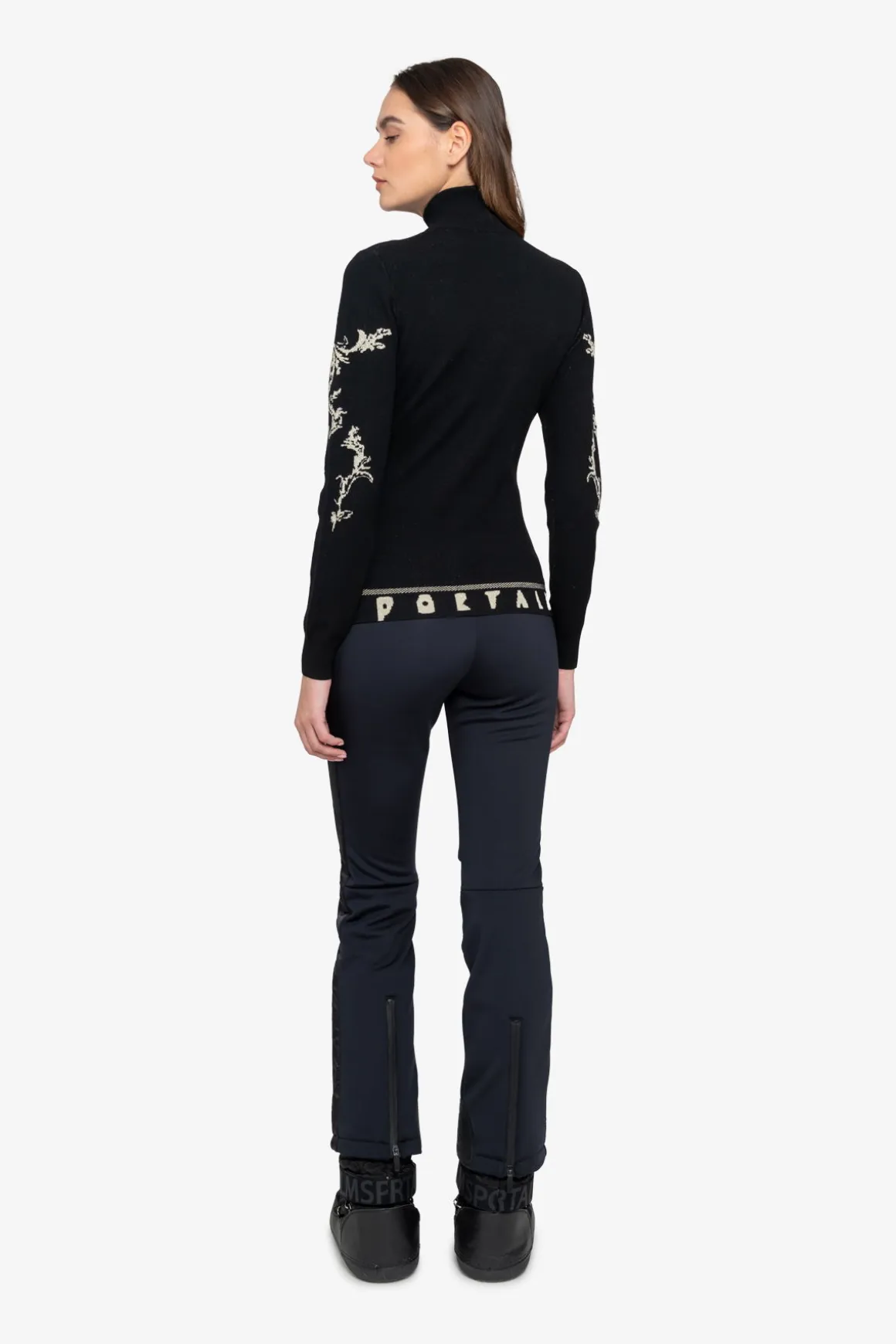 First Layer / Mid Layer*SPORTALM Stehkragenpullover Black
