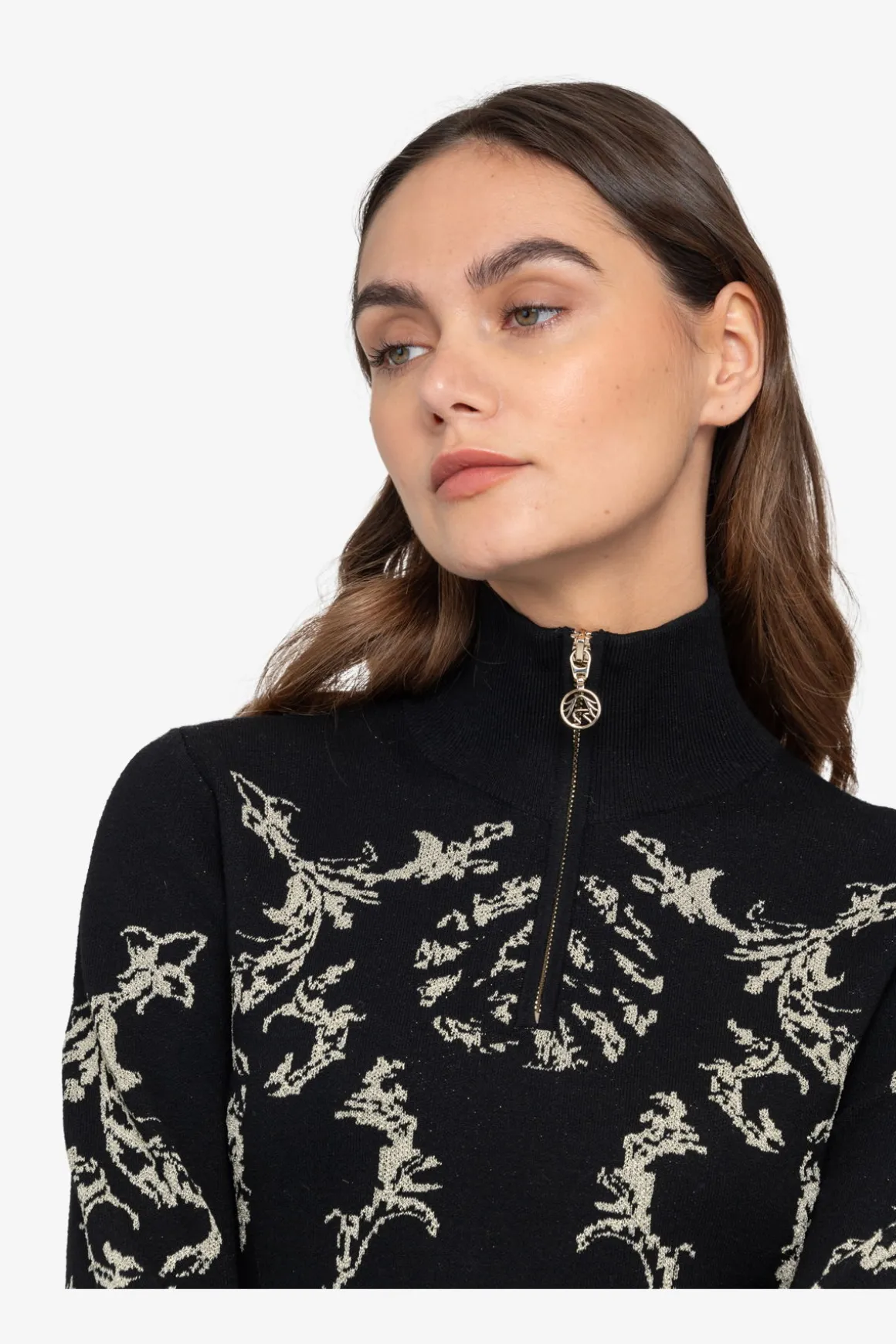 First Layer / Mid Layer*SPORTALM Stehkragenpullover Black