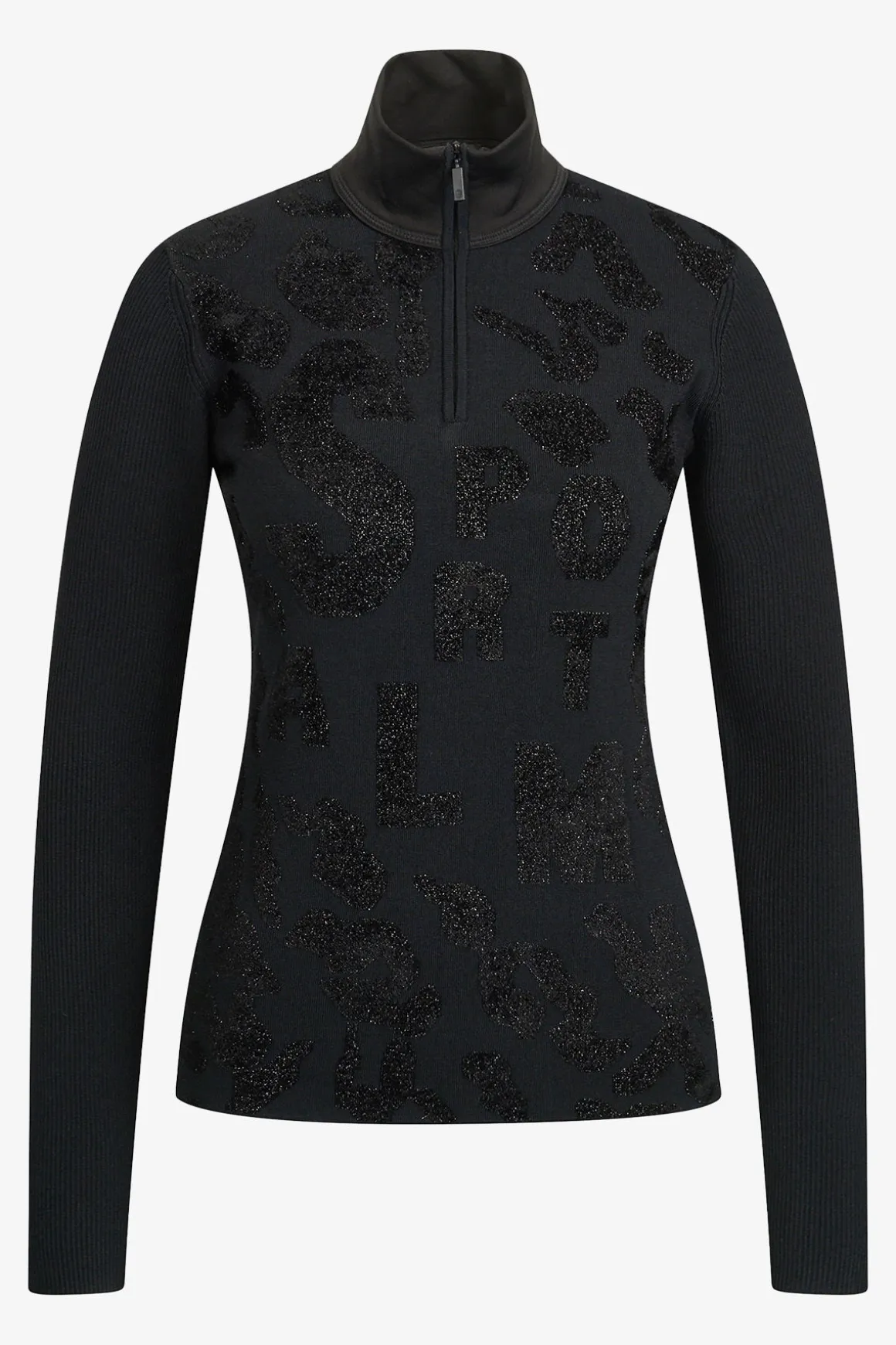 First Layer / Mid Layer*SPORTALM Stehkragenpullover Black