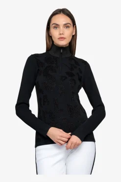 First Layer / Mid Layer*SPORTALM Stehkragenpullover Black