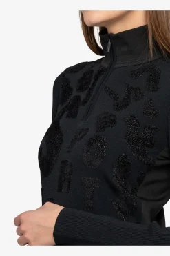 First Layer / Mid Layer*SPORTALM Stehkragenpullover Black