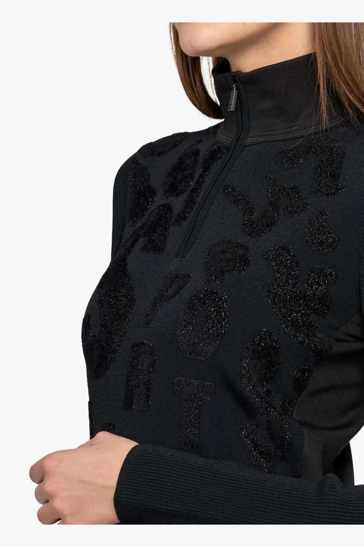First Layer / Mid Layer*SPORTALM Stehkragenpullover Black