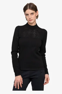 Sweatshirts*SPORTALM Stehkragen-Pullover Black