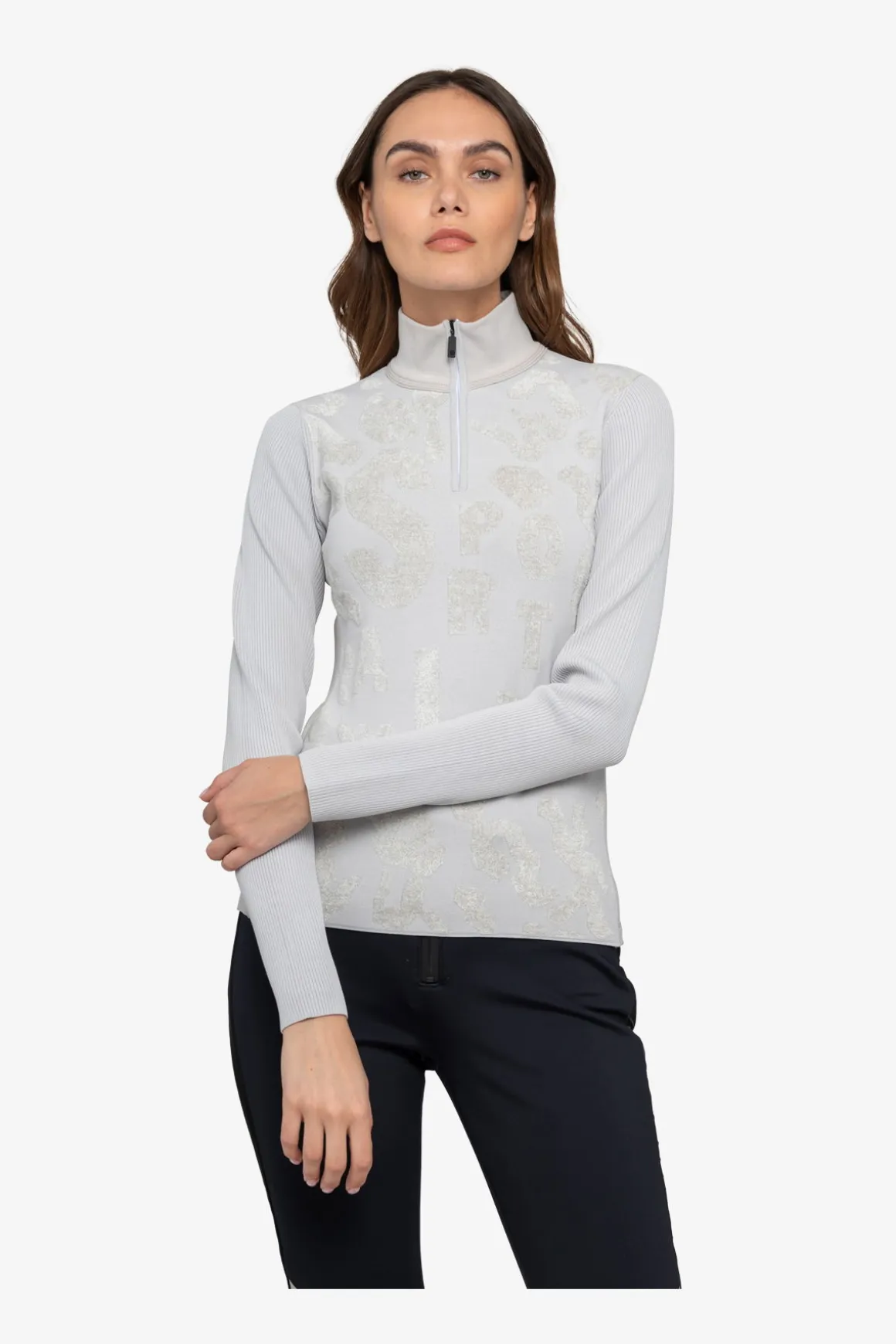 First Layer / Mid Layer*SPORTALM Stehkragenpullover WEISS