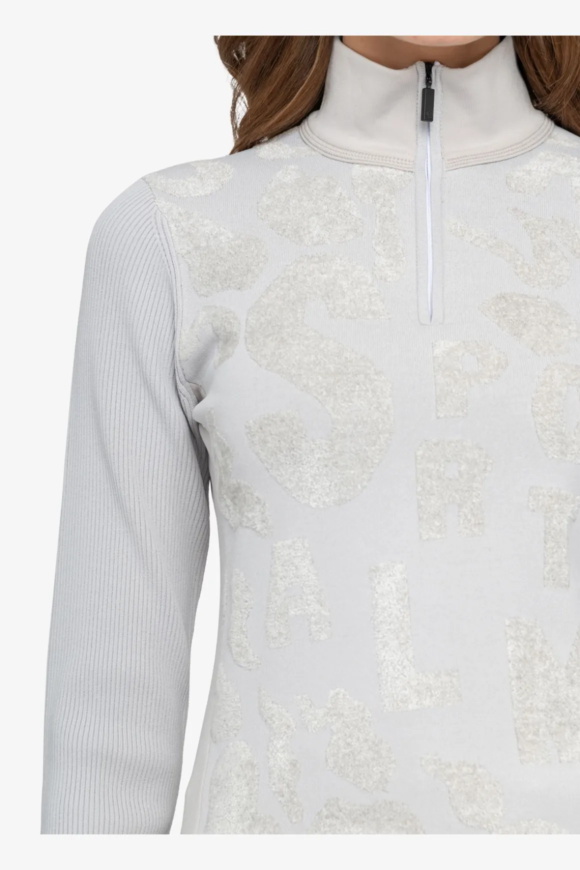 First Layer / Mid Layer*SPORTALM Stehkragenpullover WEISS