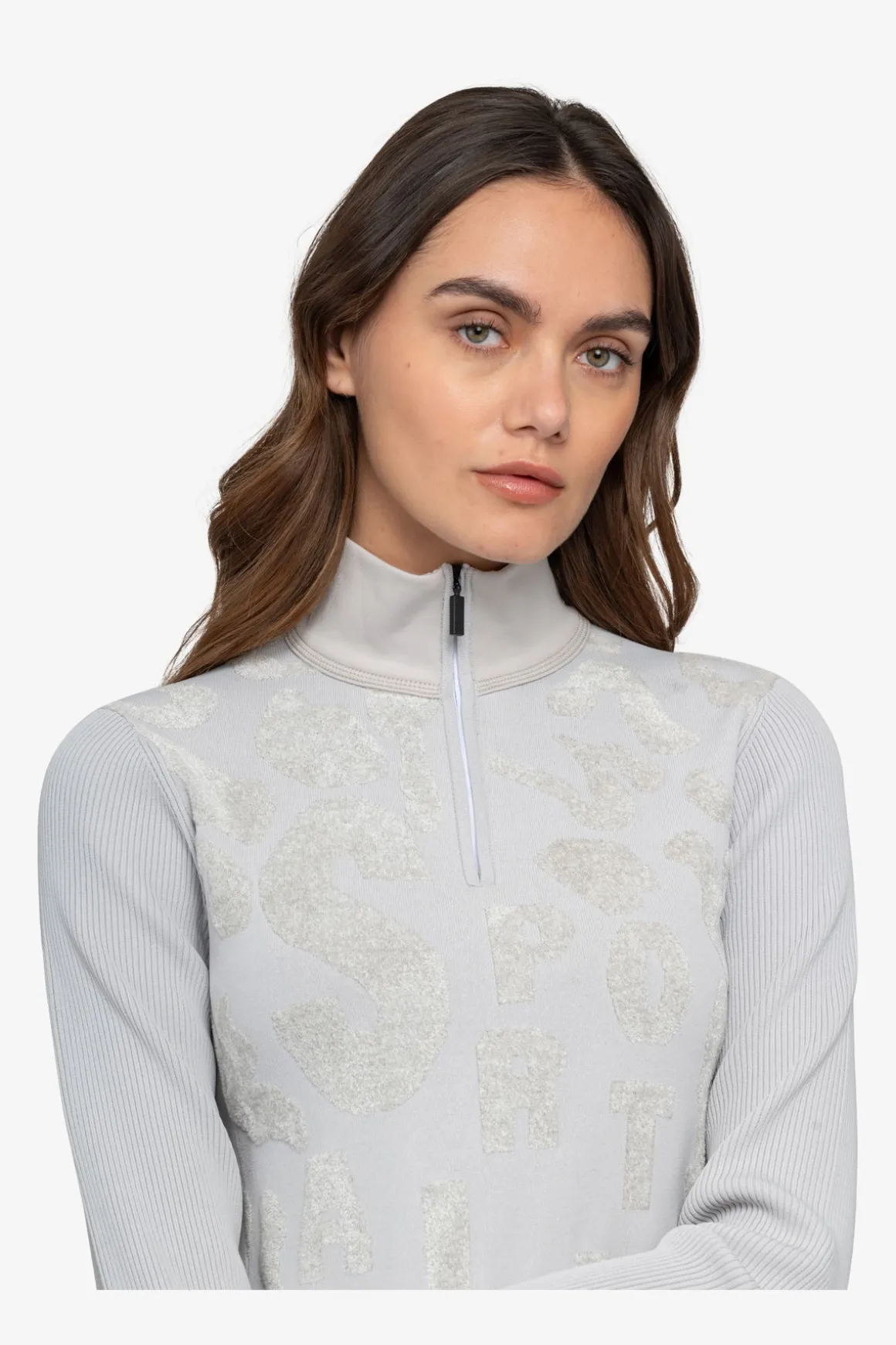 First Layer / Mid Layer*SPORTALM Stehkragenpullover WEISS