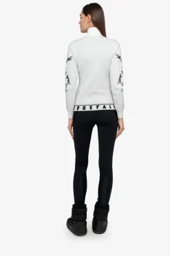 First Layer / Mid Layer*SPORTALM Stehkragenpullover WEISS
