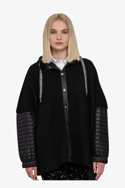 Mäntel|Jacken / Blazer*SPORTALM Strickjacke mit Kapuze Black
