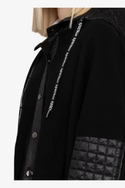 Mäntel|Jacken / Blazer*SPORTALM Strickjacke mit Kapuze Black