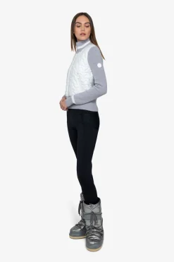 Jacken|Strick*SPORTALM Strickjacke mit Stehkragen ColdConcrete