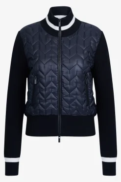 Strick|Jacken*SPORTALM Strickjacke mit Stehkragen Black