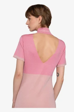 Kleider*SPORTALM Strickkleid mit Stehkragen PinkBegonia