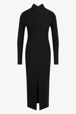 Kleider*SPORTALM Strickkleid mit Stehkragen Black