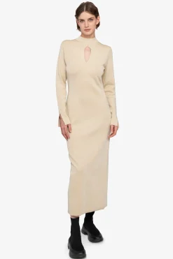 Kleider*SPORTALM Strickkleid mit Stehkragen Gold
