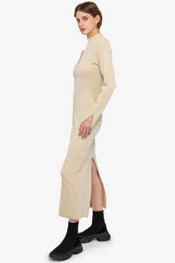 Kleider*SPORTALM Strickkleid mit Stehkragen Gold