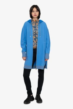 Mäntel|Jacken / Blazer*SPORTALM Strick-Mantel mit Kapuze BlueBayou