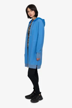 Mäntel|Jacken / Blazer*SPORTALM Strick-Mantel mit Kapuze BlueBayou