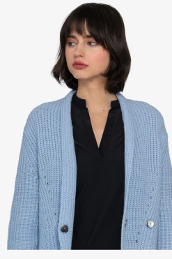 Strick*SPORTALM Strickmantel mit Schalkragen SoftSky