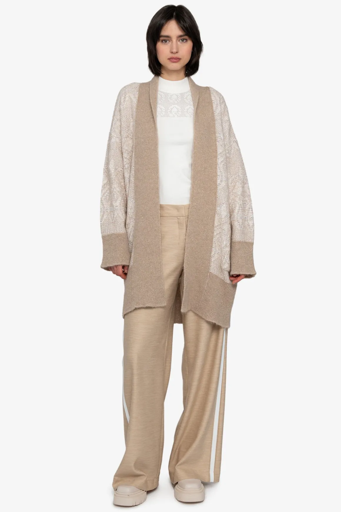 Strick|Jacken / Blazer*SPORTALM Strickmantel ohne Verschluss SkimmingStone