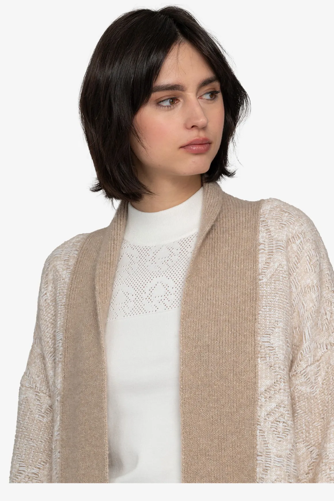 Strick|Jacken / Blazer*SPORTALM Strickmantel ohne Verschluss SkimmingStone