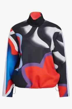 First Layer / Mid Layer*SPORTALM Sweater mit Stehkragen Black