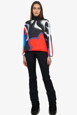 First Layer / Mid Layer*SPORTALM Sweater mit Stehkragen Black