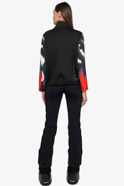 First Layer / Mid Layer*SPORTALM Sweater mit Stehkragen Black